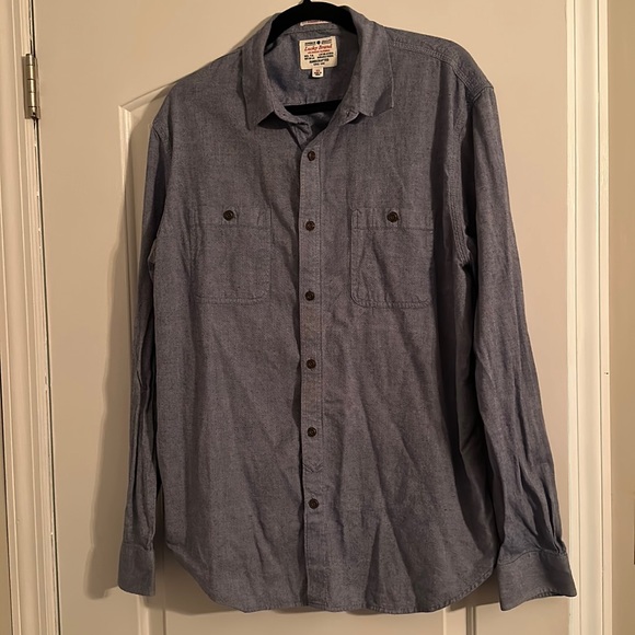 Lucky Brand | Blue Button Down Shirt - Picture 1 of 4